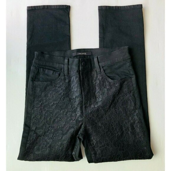 J BRAND Women's Ruby High Rise Stargazer Black Jeans Size 26 JB002066 - Picture 2 of 12
